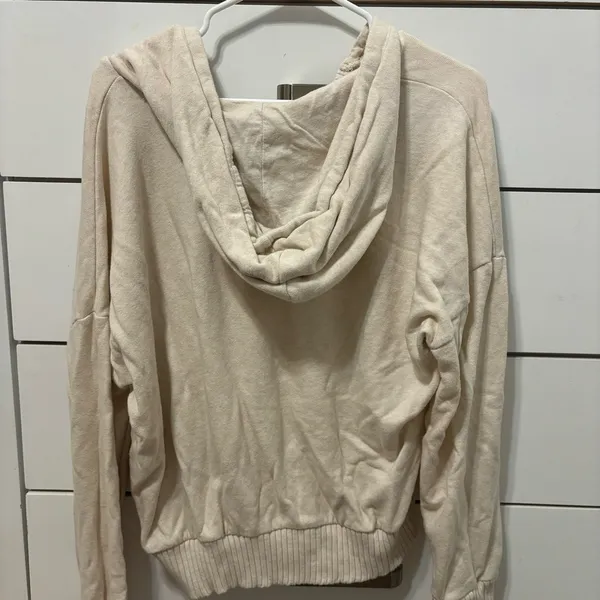 Aerie Offline Cream V Neck Sweatshirt - Image 3