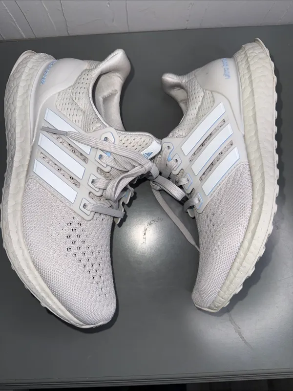 adidas Ultra Boost Sneaker - Light Grey/Blue - Image 6