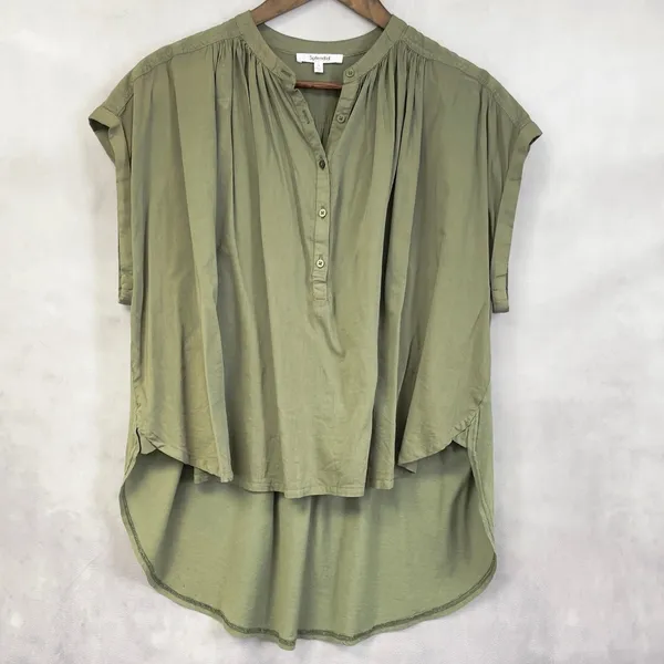 Splendid Sleeveless Top Women Small High Low Flowy Minimal Granola‎ Girl Earthy - Image 11
