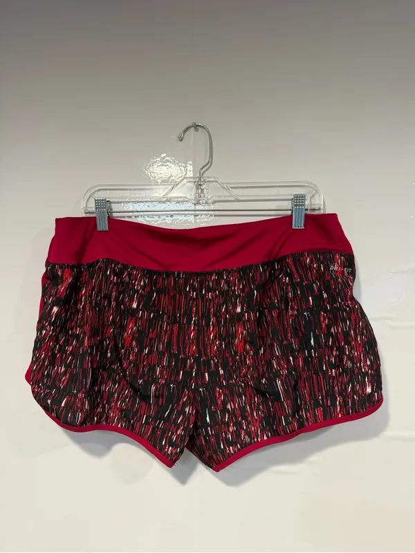 Nike Pink/Black Printed Women's Running‎ Shorts - Image 3