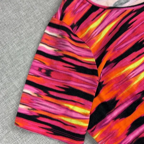 Lauren Ralph Lauren T-Shirt Womens 3X Multicolor Striped Jersey‎ Active - Image 8