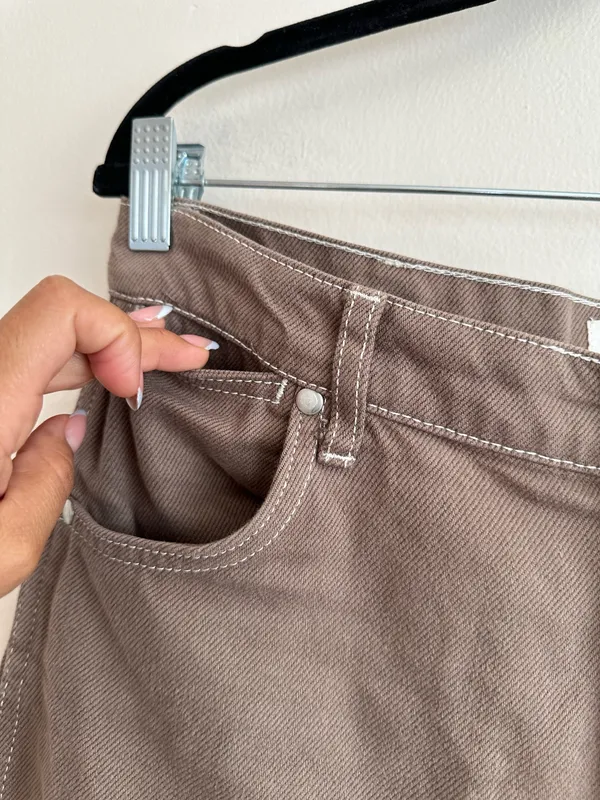 Reformation Cowboy High Rise Wide Leg Pant Size 29 - Image 5