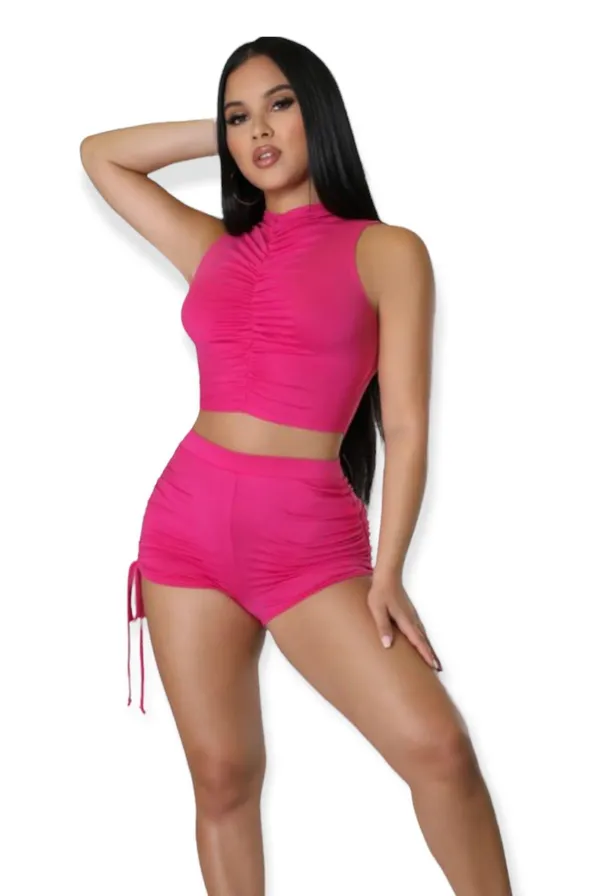 Fuchsia Raspberry Runch Two Piece Set Pink - Image 2