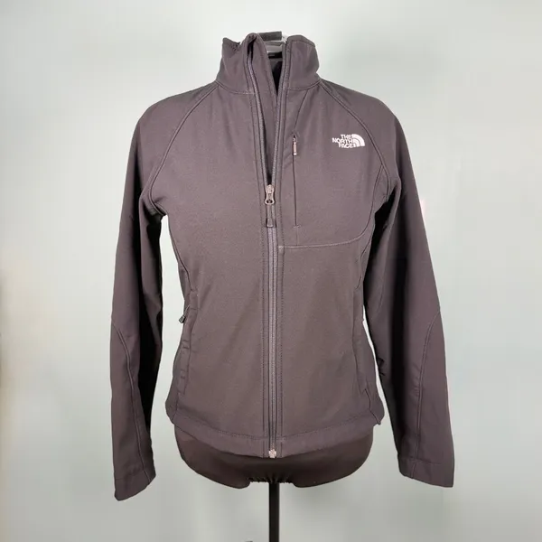 Women’s The North Face Black Fleece Lined Jacket Full-Zip Medium - Image 2