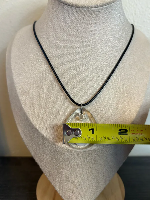 Handmade Clear Evil Eye Necklace  - Image 9