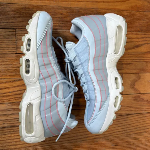 Nike Air Max 95 Half Blue Pink Gray Women's 9 Casual‎ Athletic Shoes - Image 5