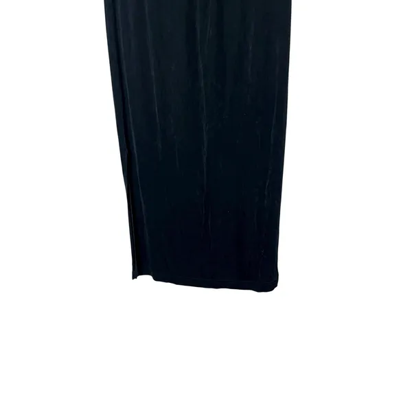 French Laundry Black Maxi Skirt‎ with Slit Stretch Career Casual Size M - Image 3