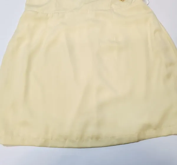 Superdown Diana Mini Dress in Light Yellow LArge - Image 4