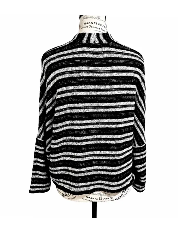 💥Madewell Upbeat Striped Open Front Cocoon Cardigan Sweater XS/S💛 - Image 5