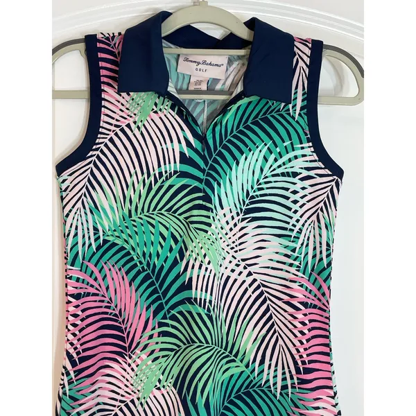 Tommy Bahama Sleeveless Polo Shirt XS Golf Tennis UPF Quick Dry Beachy NWT - Image 3