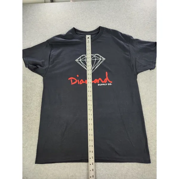 Diamond Supply Co. Women's Logo Shirt Top‎ Skateboarding Life Black Sz Large - Image 5