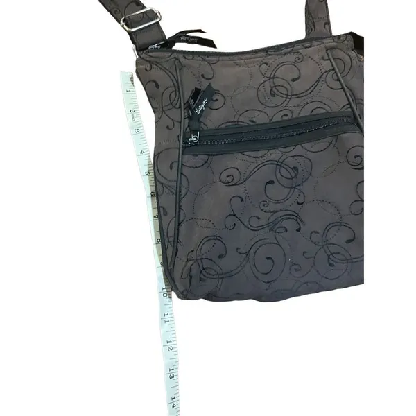‎Thirty one brown embroidered crossbody bag Brown - Image 2