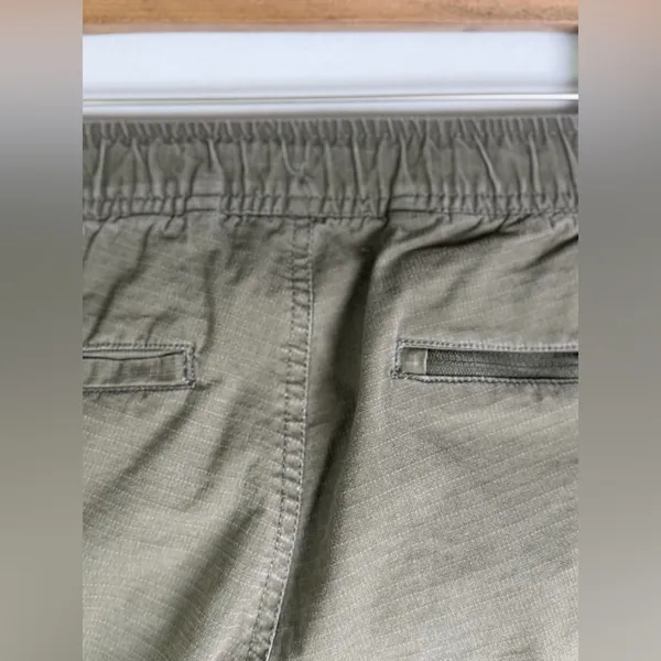 Vuori Women’s Ripstop Drawstring Pants Sz XS Dark Oregano Organic Cotton Joggers - Image 9