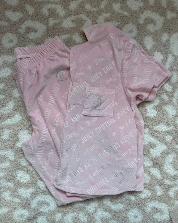 Juicy Couture Pink Pajama Set - Image 4
