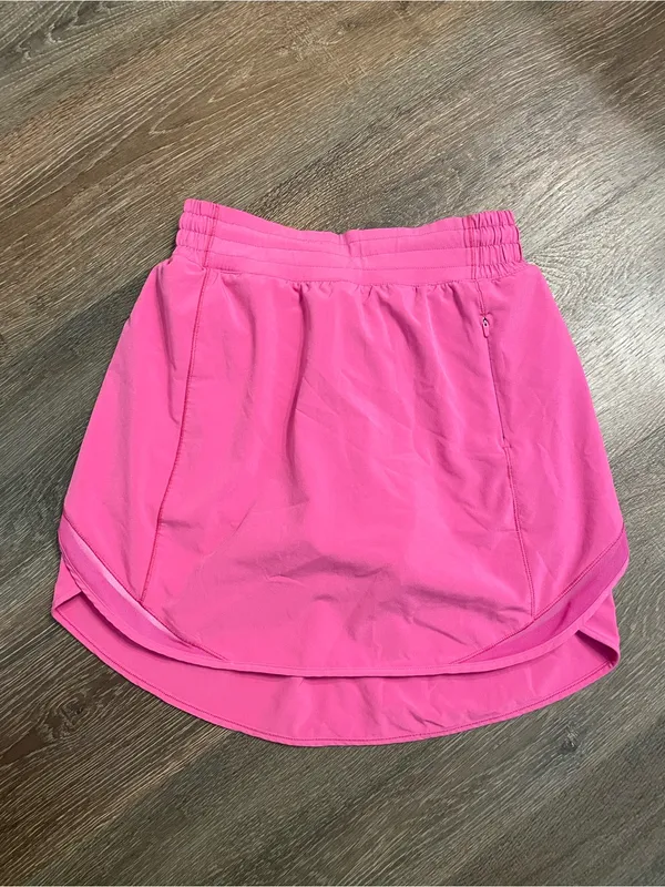 lululemon athletica Hotty Hot High-Rise Skirt Pink Athletic Skort Size 4 - Image 2