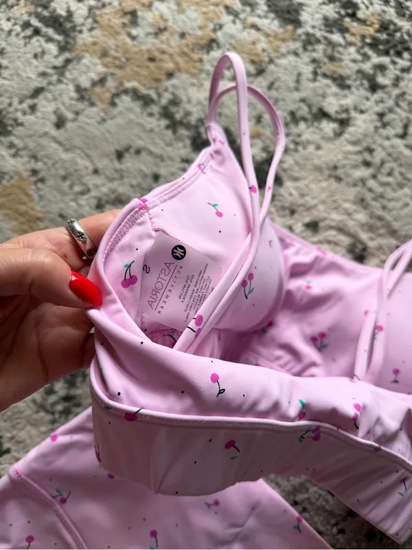 Astoria LUXE BLOSSOM Bra & Short - Cherry - Image 14