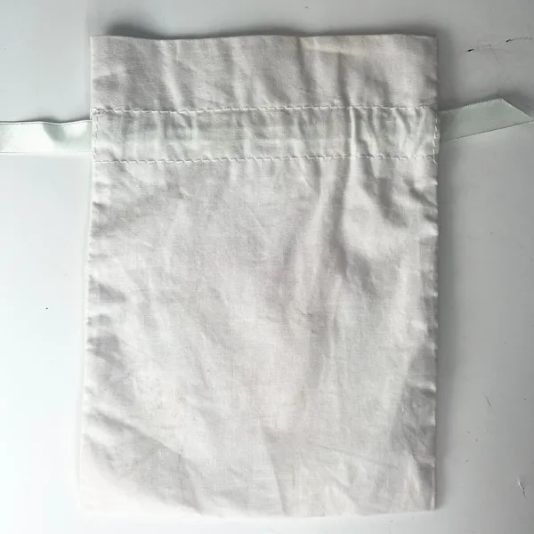 Sephora Glow Your Own Way Drawstring Cloth MakeUp Delicates Travel Bag White New - Image 4