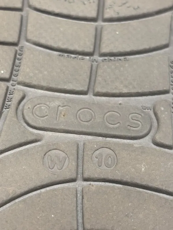 Crocs Edie Slide Sandals Women 9 Brown Stretch Criss Cross Straps Beach Slip On - Image 7