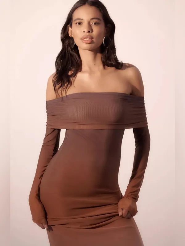 Bardot Saphia Mesh Maxi Dress - Image 4