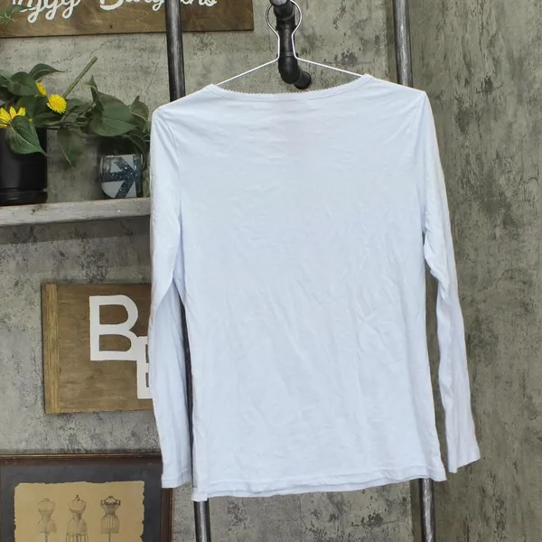 Ink+ivy Womens Loungewear Shirt Top IIW16133S Arctic Ice Blue M - Image 2