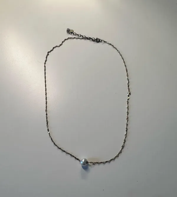 Pearl Necklace Gold - Image 2