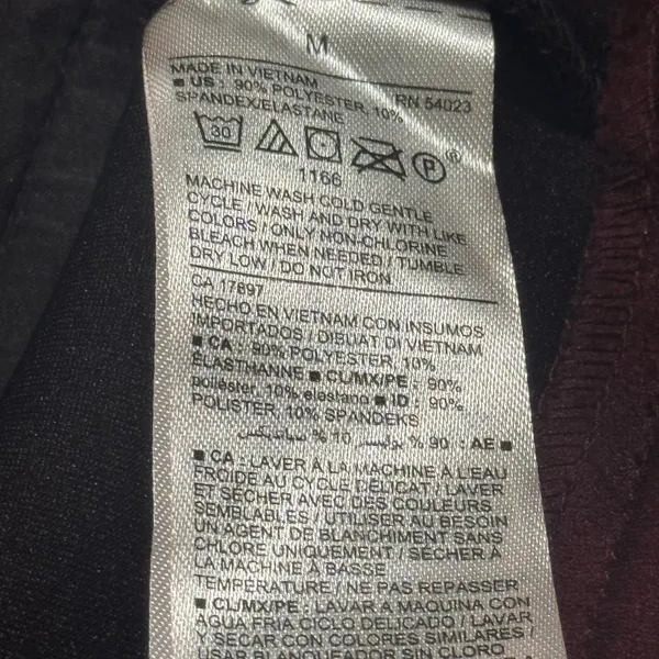 Old Navy Women’s Medium Burgundy Faux Suede Moto Biker Jacket Zip Cuffs - Image 8