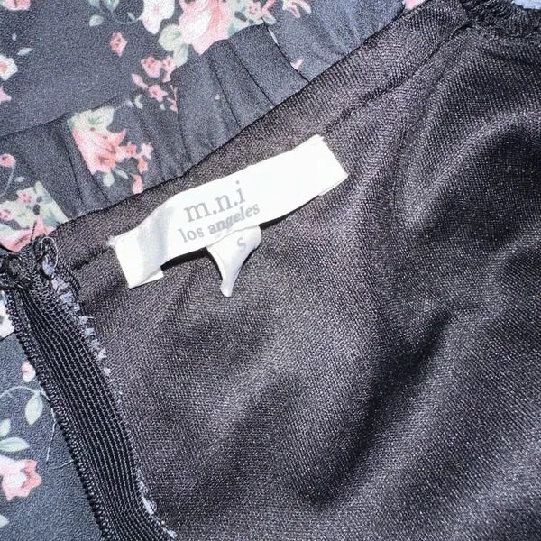 Black Ruched Dress - Image 8