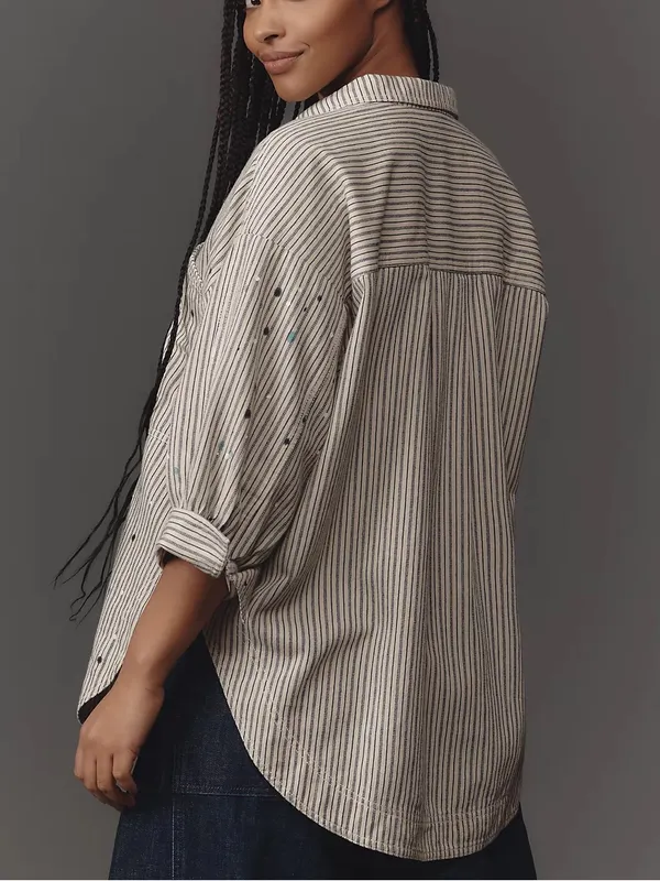 PILCRO Studio Smock Buttondown Shirt - Image 2