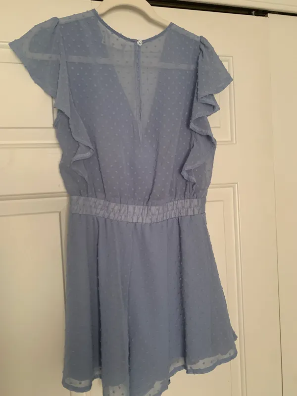 Altar’d State Short Blue Romper  - Image 2