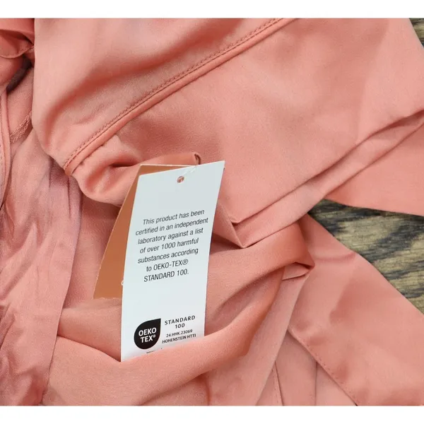 NWT State Of Day State of Day Womens Belted Shawl-Collar Robe Sea Coral Pink M - Image 6