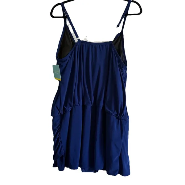 Bal Harbor Bathing Suit Sz 20W‎ Skirted One Piece Beach Pool Suit - Image 5