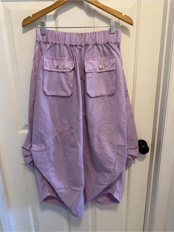 Free People Willow Poplin Maxi Skirt in Pink Lavender Size XS - Image 5