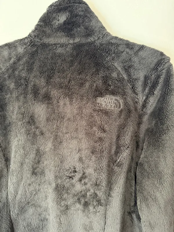 The North Face Black Plush Fleece Zip Jacket - Image 8
