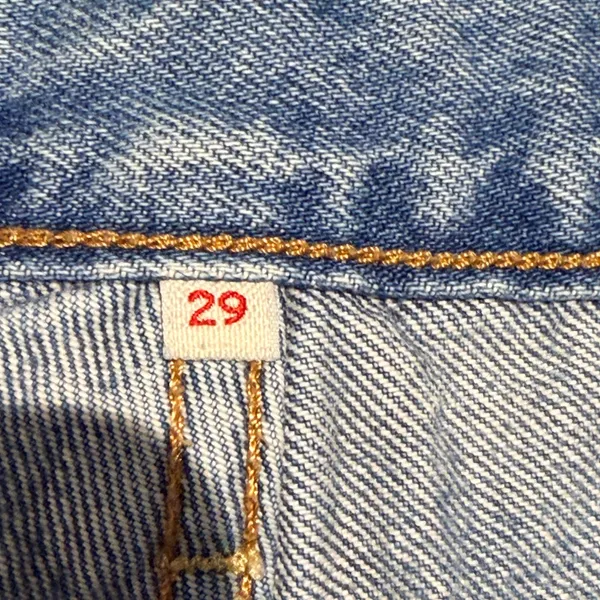 Levi's 501 Denim Shorts Womens 29 Blue Excellent White Oak Cone‎ Denim Cutoffs - Image 3