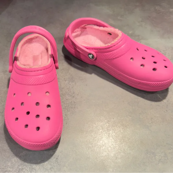 Crocs Pink Matching Fleece Lined Women 11 - Image 2
