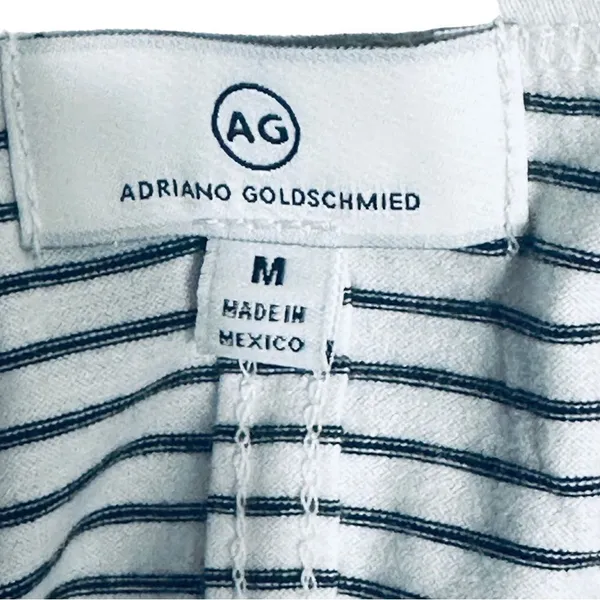 Adriano Goldschmied Striped T-Shirt Sz M - Image 2