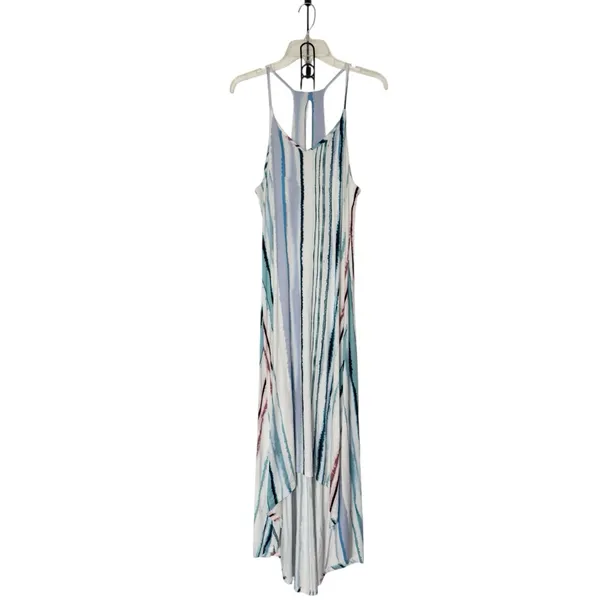 Antibes Blanc X Anthropologie‎ Large Stripe Halter Maxi Dress Vacation, Resort - Image 2