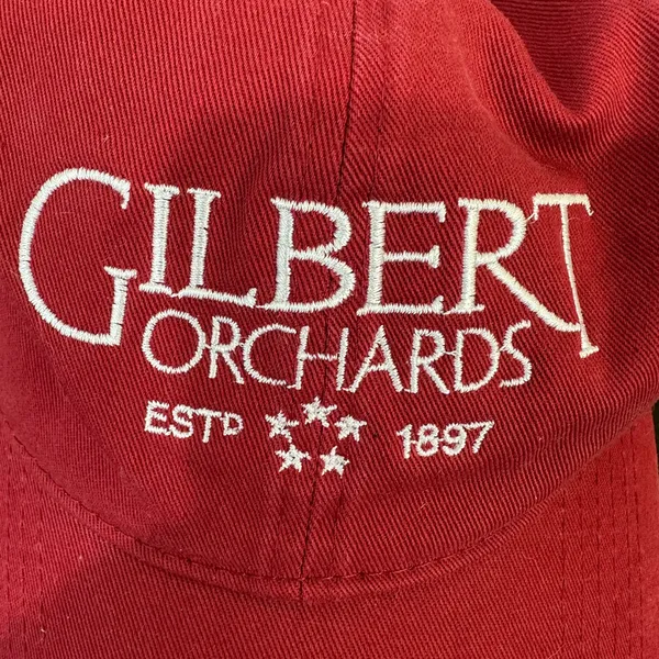 Gilbert Orchards Women's Red Baseball Cap - Image 4