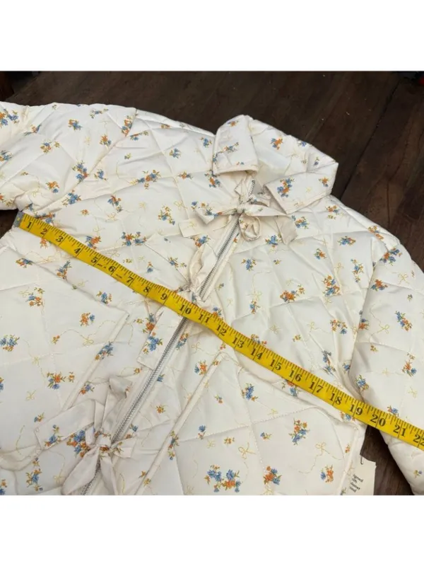 No Boundaries Quilted Bow Jacket Size Small - Image 4