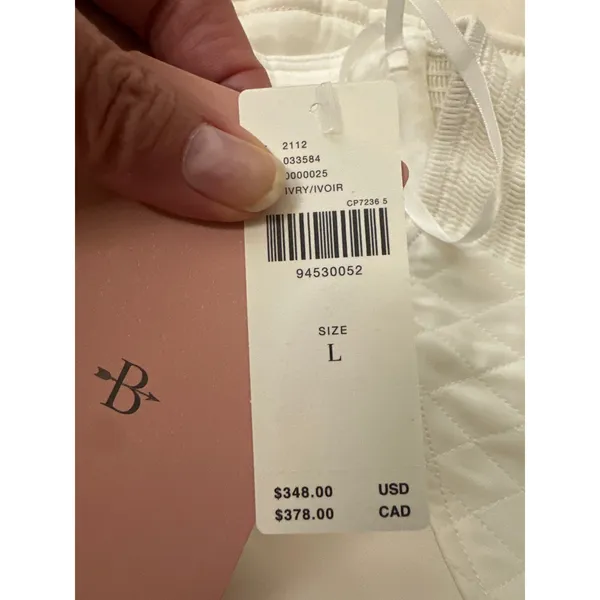 BHLDN Strapless‎ Satin Tulle Bridal Midi Dress NWT Large - Image 7