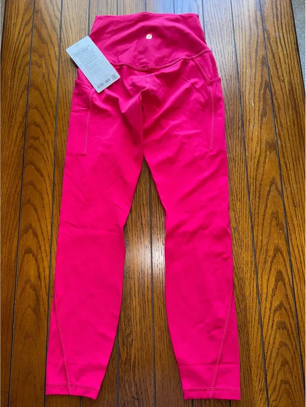 Lululemon Align With Pockets High Rise 25” Mulberry Spark Size 4 NWT - Image 2