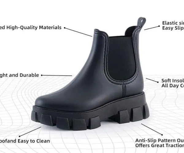 - New Termiyinful boots Size 9 New in box women’s rain boots outdoor boot… - Image 2