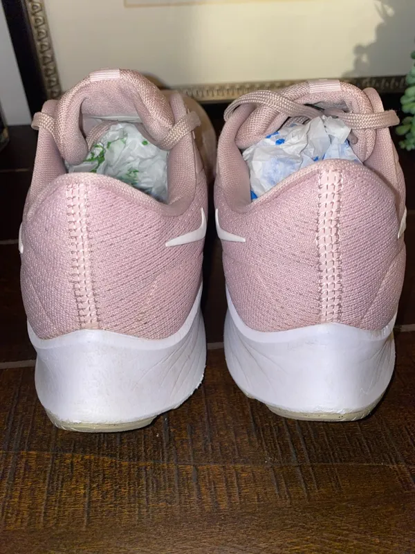 Nike Air Zoom Pegasus 38 Running Sneakers Size 7.5 Champagne White Barely Rose - Image 12