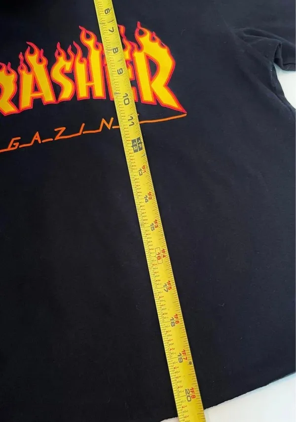 Thrasher Shirt from Zumiez w/home made shorter cut - Image 4