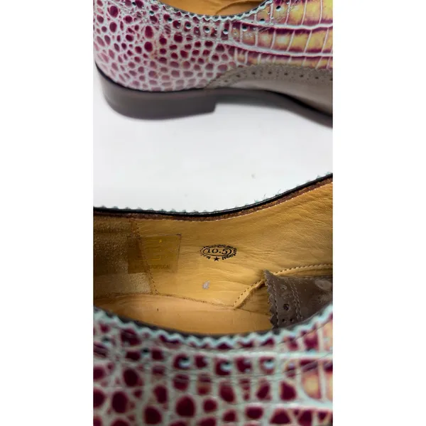 John Fluevog city Angels Damascus classic brogued Oxford sz 10.5 - Image 5
