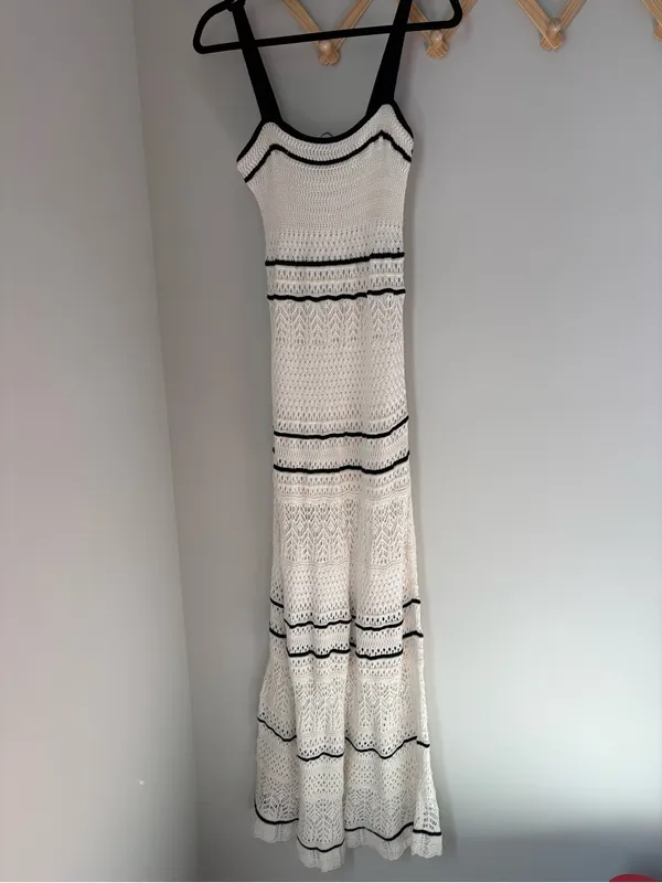 Abercrombie and Fitch Crochet Maxi Dress size Small - Image 2