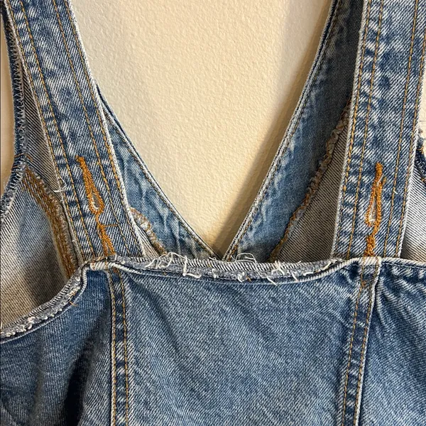 Vintage Bongo Women's Denim corset vest - Image 3
