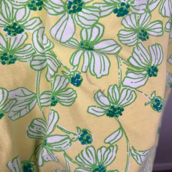 Lilly Pulitzer Women's Sleeveless Ruffle Floral Dress Sz L - Image 4