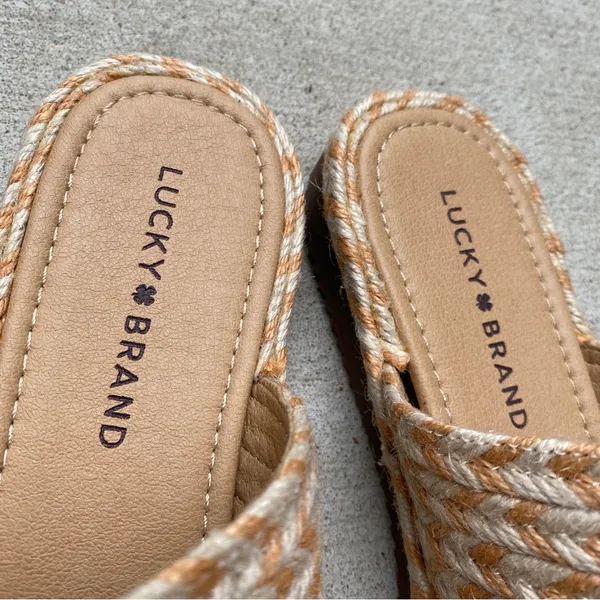 Lucky Brand Decime Espadrille Braided Jute Sandals size 8.5 - Image 8
