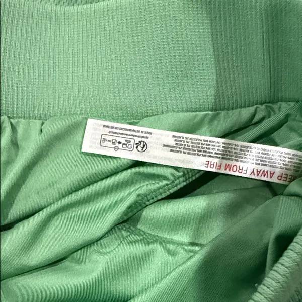 NWOT Free People Movement Green Blue Combo Prep In Your Step Active Shorts M - Image 6